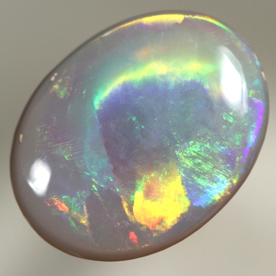 SOLID SEMI BLACK OPAL Masterpiece of Nature. Rare FLAME pattern SEE VIDEO